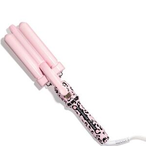 Beachwaver Co. Catwalk 3B Waver Pink Leopard Print Hair Waver New Sealed in Box!